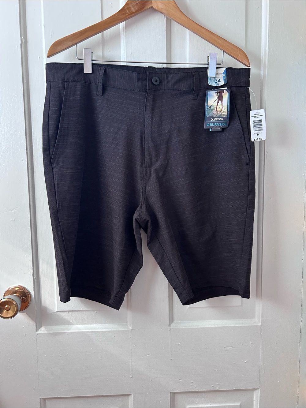 Burnside Men’s Duo Hybrid Stretch Shorts 34 NWT